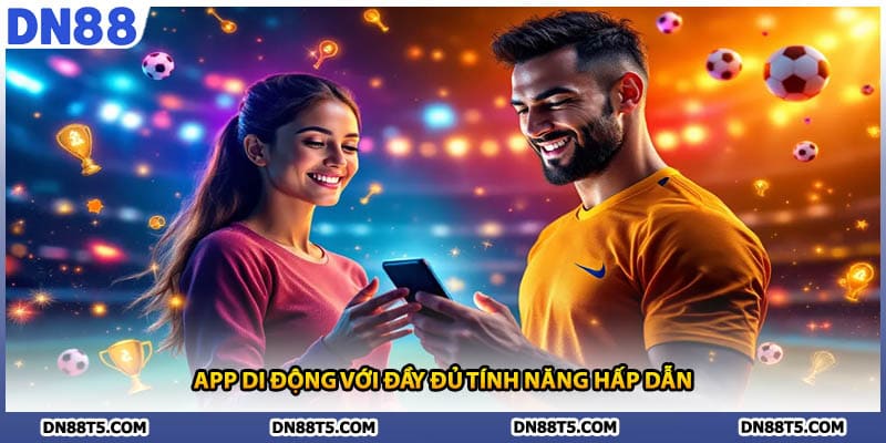 App di động với đầy đủ tính năng hấp dẫn